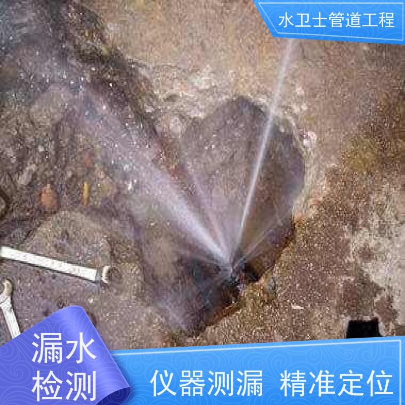 泰州市姜堰区室外自来水管查漏测漏防水补漏勘察现场 