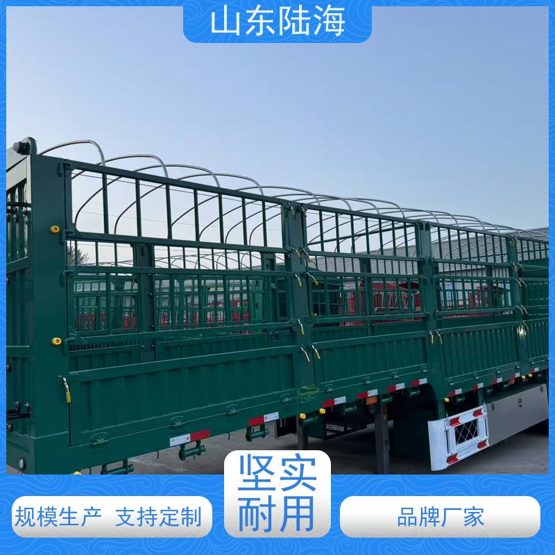 源头实力厂家 花篮半挂车 钢板鼓刹车桥 承载能力强