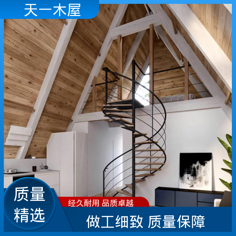 天一木屋 多边形木房屋2025款 多色可选定制 农家乐住宿屋 防潮放虫