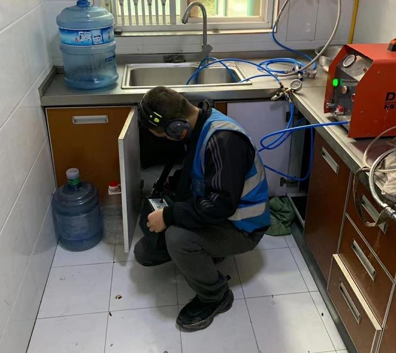 镇江京口区供水管道漏水检测换管维修漏点定位