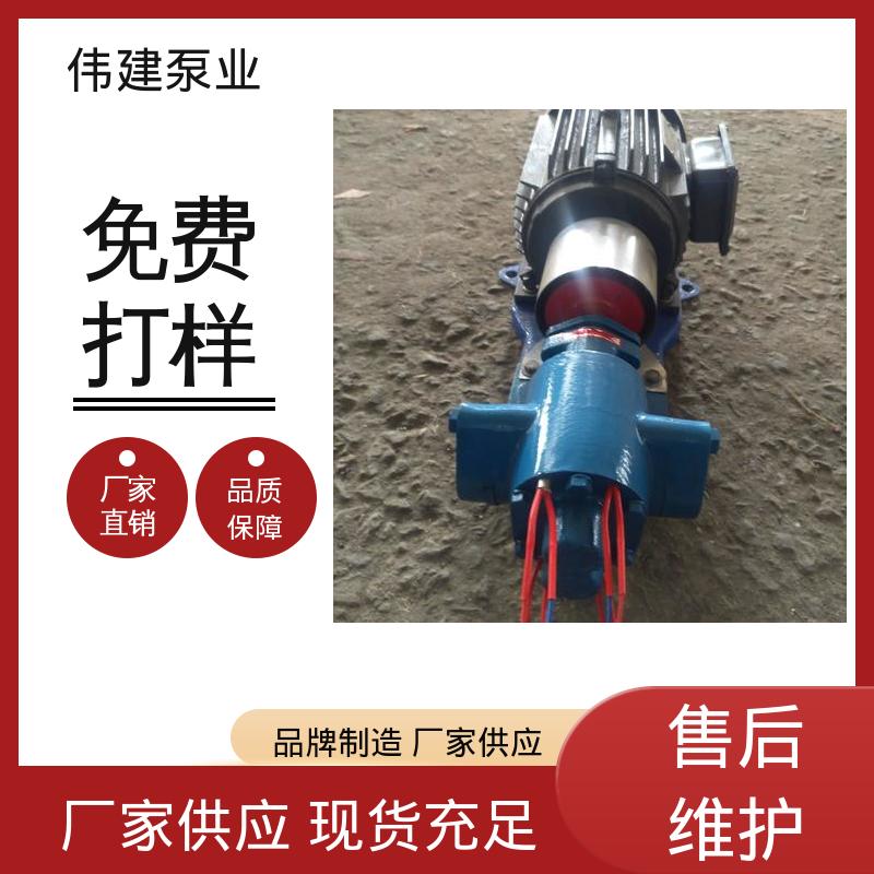 伟建生产 YCB圆弧沥青泵 耐酸碱腐蚀 重油循环电加热设备 316L材质