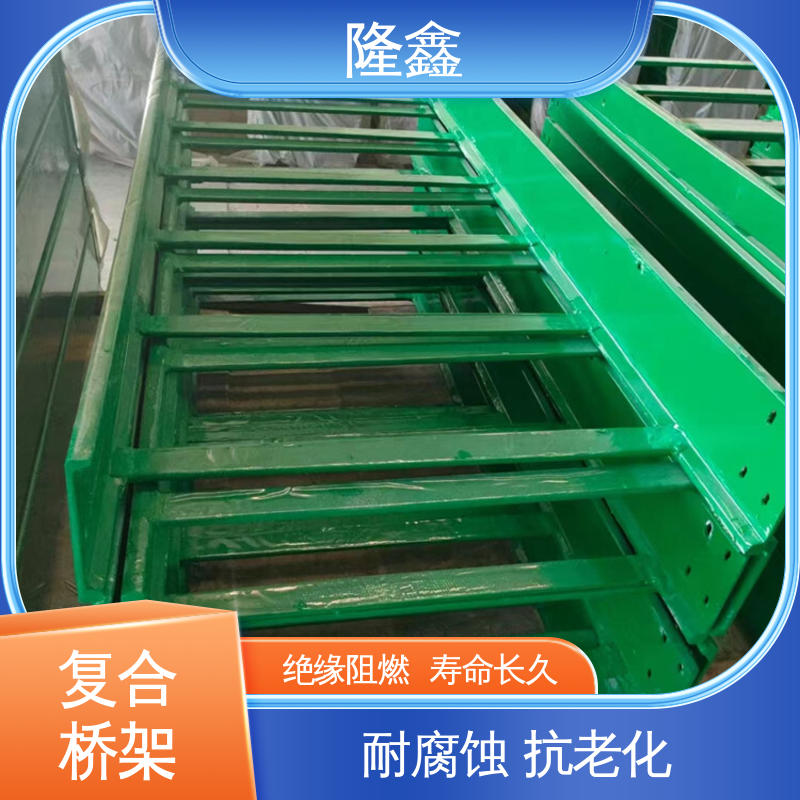 隆鑫 定做 复合的桥架 耐酸碱 抗腐蚀 寿命长久 免维护
