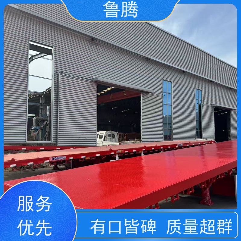 源头工厂 13米可伸缩平板半挂车 八轴重型货柜拖板车 承载能力强