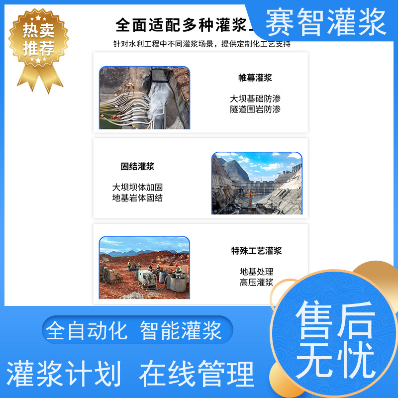 赛智灌浆 自动调压控制系统 智能化注浆站 动态参数调节