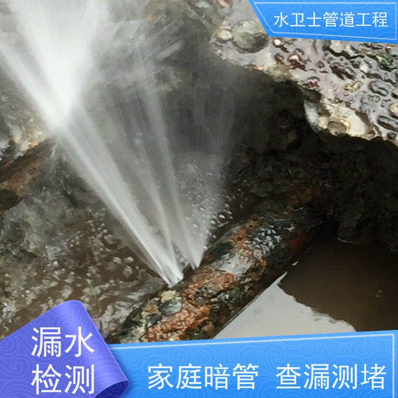 杭州江干区 自来水管查漏仪器检测准确定位勘察现场 