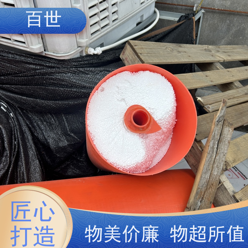 百世 泥石流多发区 拦污浮筒 漂浮物拦截 一体式