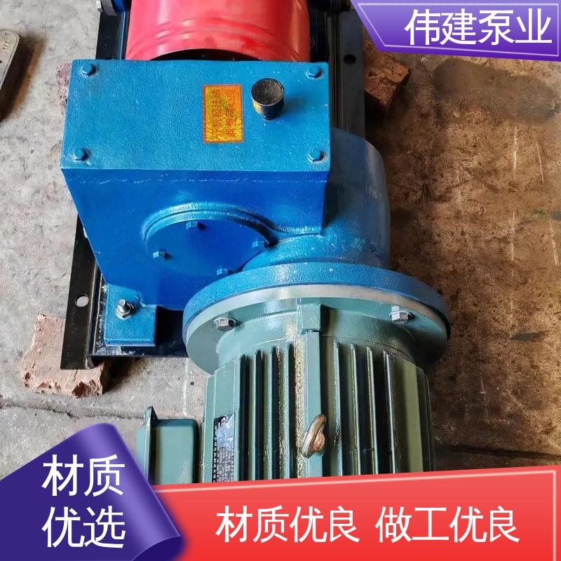 伟建供应 支持定制 加温保温高温隔套泵 高粘度树脂 润滑油输送用
