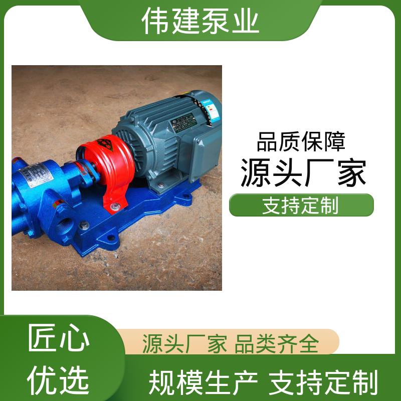 无堵塞耐高温 电动齿轮泵 规格齐全 重油输送用 伟建供应