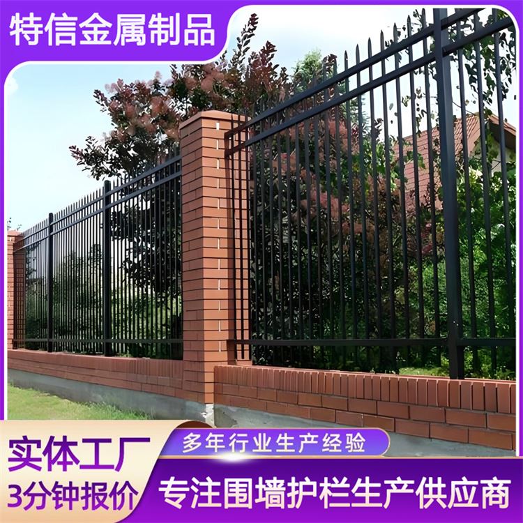 特信 质量优良 源头厂家 菜园围栏 锌钢铁艺护栏