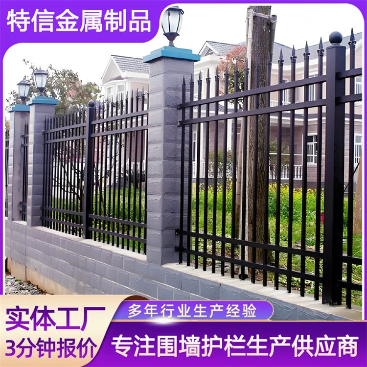 特信金属 孔型齐全 发货迅速 小区围栏 别墅围墙栅栏