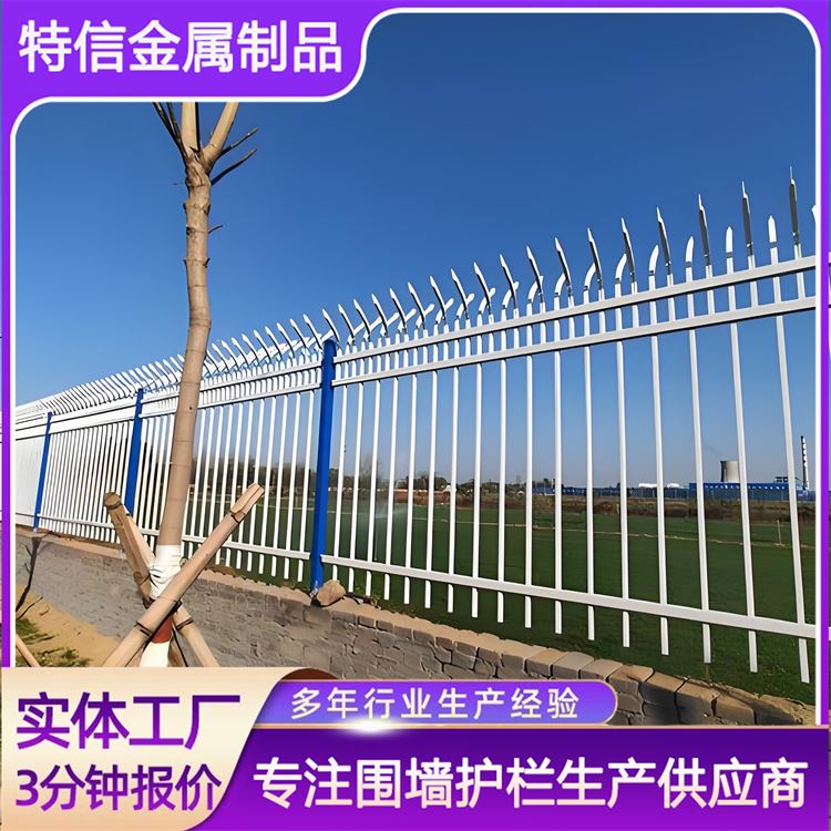 特信金属 厂家直供 发货迅速 热镀锌锌钢护栏 铁艺围墙栏杆