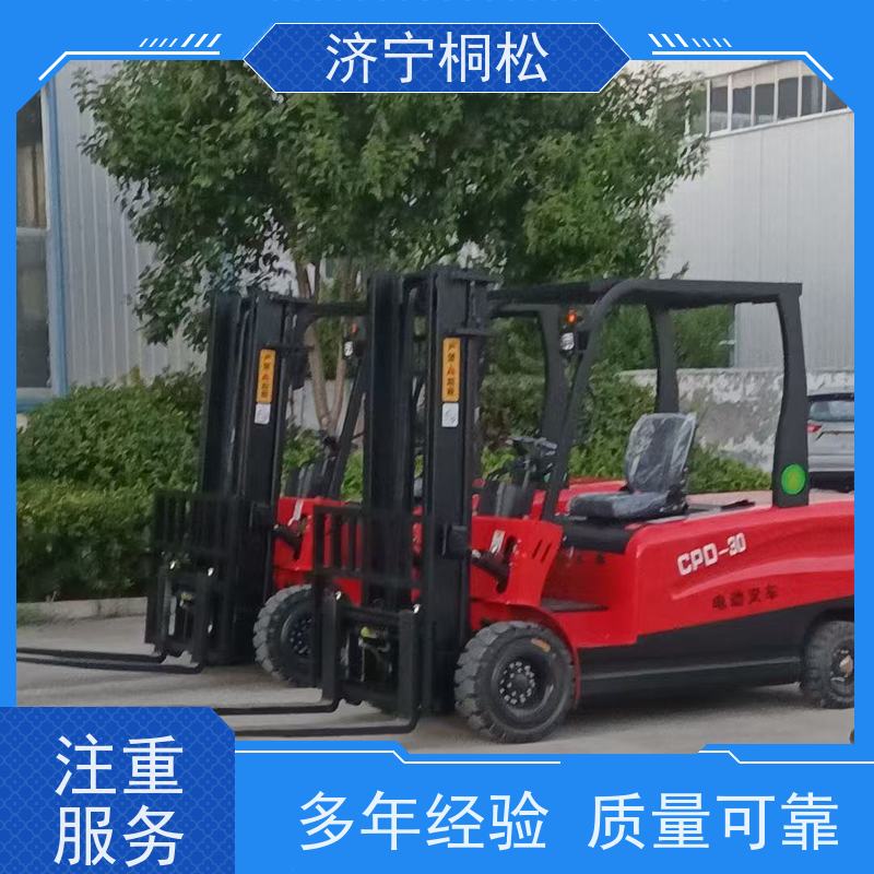 桐松机械 支持定制式 1T环保电动叉车 手刹制动，油刹 服务刚开始
