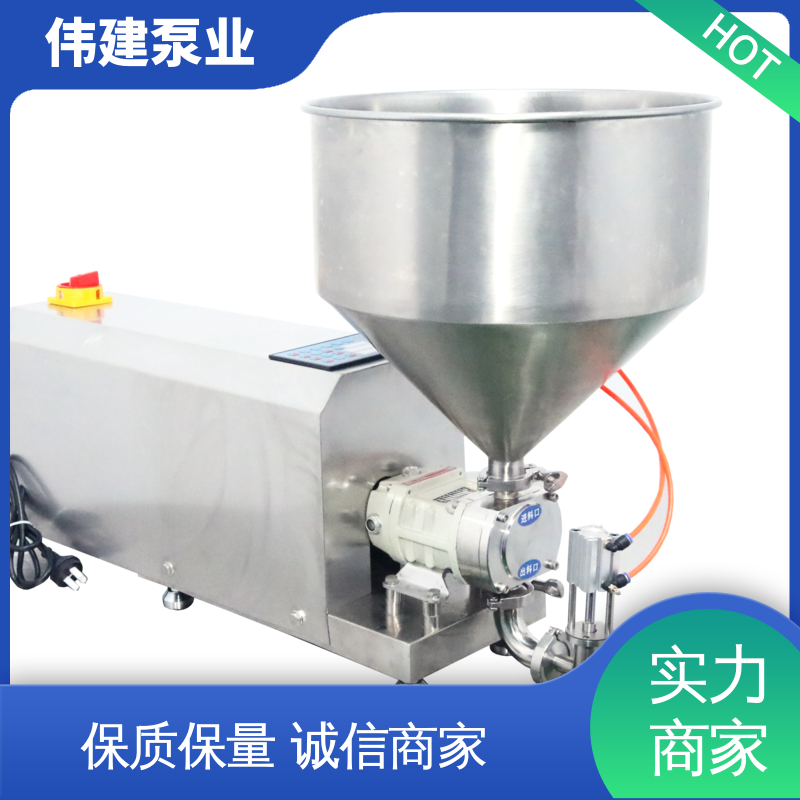 伟建泵业 316不锈钢材质 果酱灌装机 体积小重量轻 输出量稳定