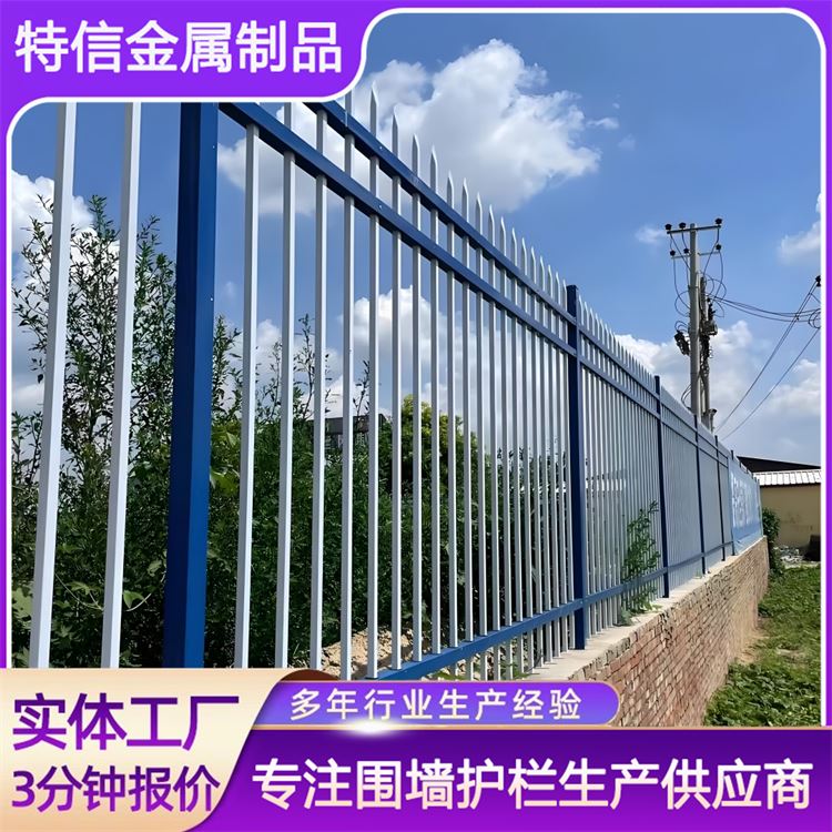 特信 农村院墙栅栏围栏 发货迅速 厂家直供 铁艺锌钢护栏
