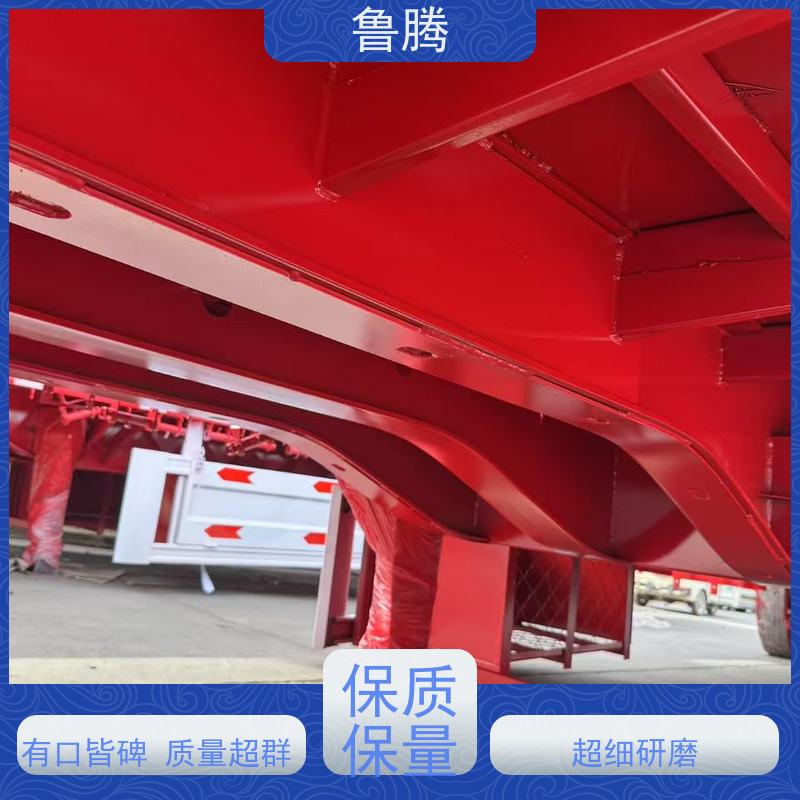 源头工厂 13米木材运输平板半挂车 八轴重型货柜拖板车 承载能力强