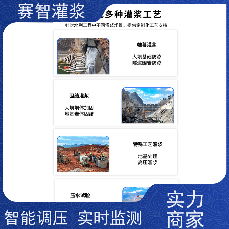 赛智灌浆 自动调压控制系统 智能化地面注浆站 隧道围岩防渗
