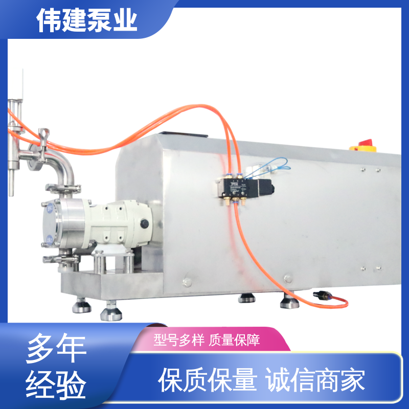 伟建定制 304不锈钢材质 麦芽糖电动灌装机 耐腐蚀耐高温 无级调速