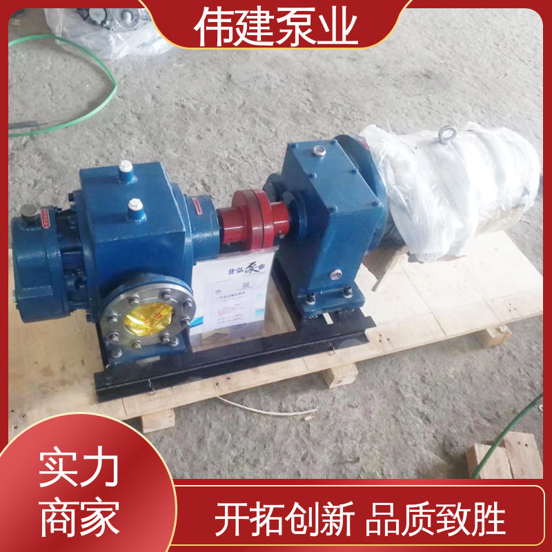 伟建供应 耐酸碱耐腐蚀 规格齐全 粘度物料输送用 罗茨油泵