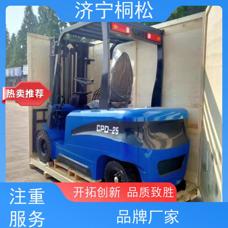 桐松机械 支持定制式 2T环保电动叉车 90°可原地转向 好配件随时联系