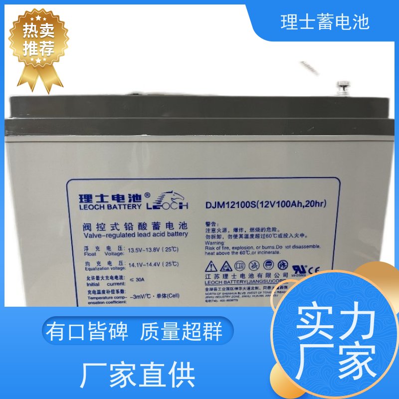 LEOCH理士蓄电池 12V100AH ups专用机房应急电源 库存充足