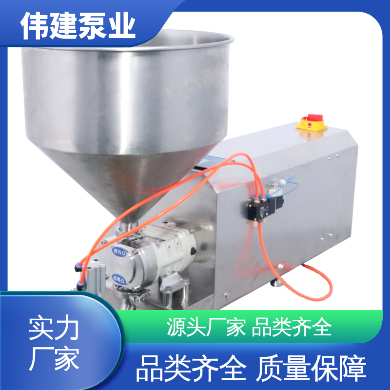 伟建 316不锈钢材质 宠物肉泥定量罐装机 计量精准 输出量稳定