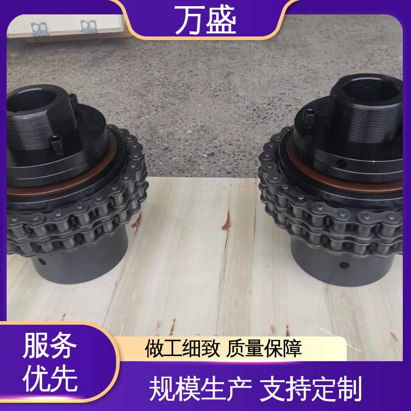 耐磨性强 2GLD5 球磨机专用 滚子链齿联轴器 万盛