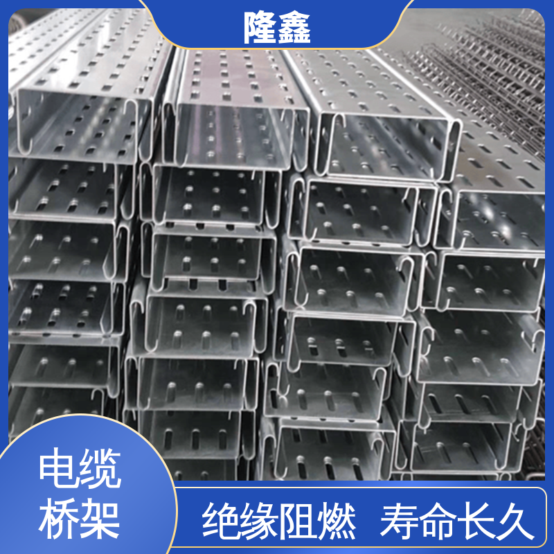 隆鑫 定做 梯式不锈钢桥架 耐酸碱 抗腐蚀 寿命长久 免维护