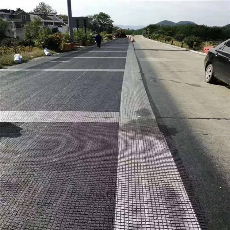 玻纤土工格栅 沥青路面河堤加固用 耐高温 耐腐蚀 规格齐全