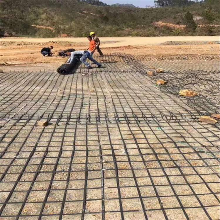 彦华工程 软土路基加筋 焊接钢塑土工格栅 省时省力 均可定制