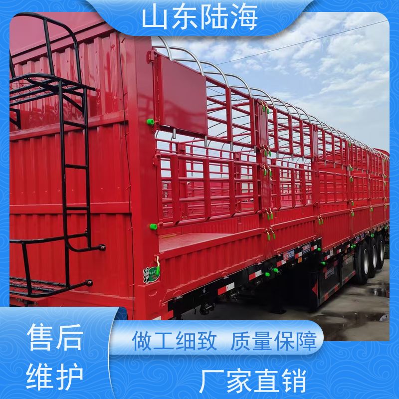 源头实力厂家 13米定制花篮半挂车 大对开门 拆卸方便 应用型广