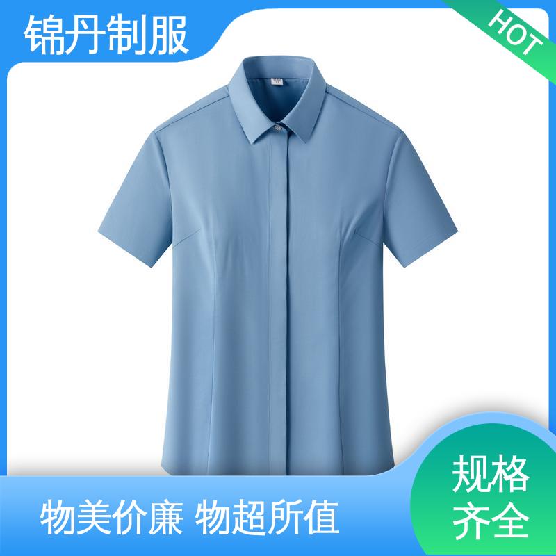 顺|德 职业装衬衫 短袖商务工作服 翻领设计 版型合体