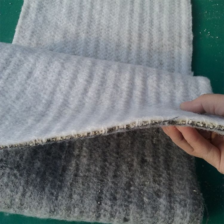 膨润土防水毯 垃圾填埋场人工湖景观湖GCL 水渠护坡防渗毯