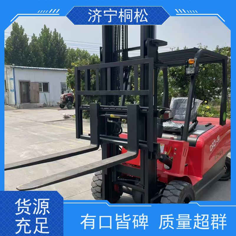 桐松机械 支持定制式 3T环保电动叉车 液压助力转向 好配件随时联系