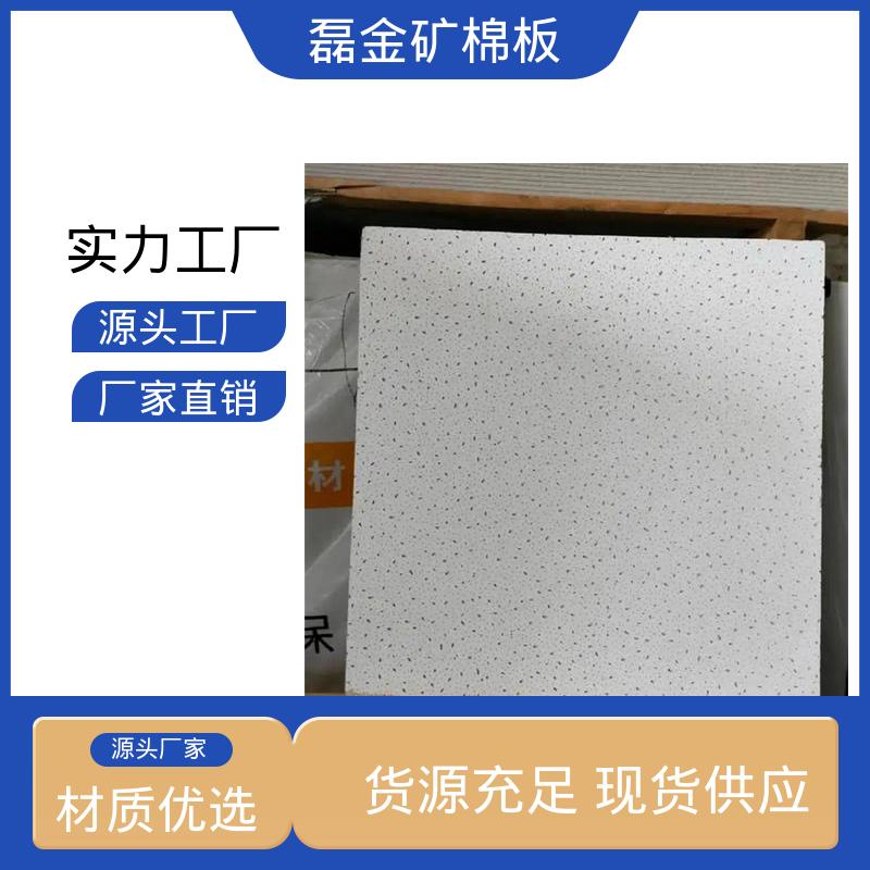 磊金 矿棉板 600x600 吸音板 办公室吊顶天花板厂家 防潮装饰
