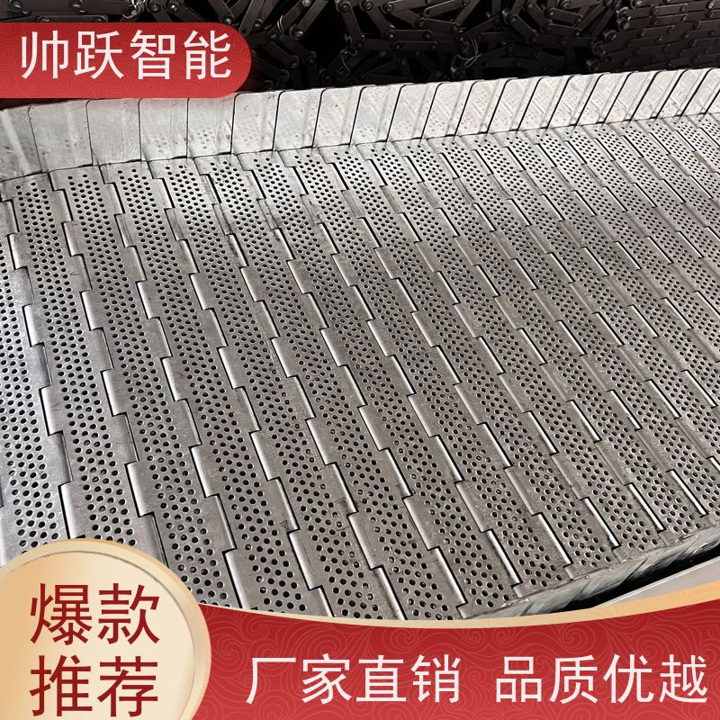 帅跃智能 环链链板提升机 定制化设计工业颗粒粉料输送机