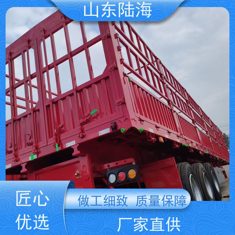 源头实力厂家 13米高栏花篮半挂车 物流运输 应用型广