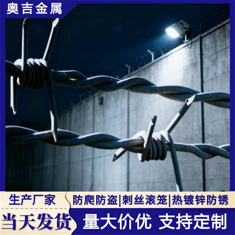 瑞朔金属 防盗带刺铁丝网 做工细致 围墙铁蒺藜