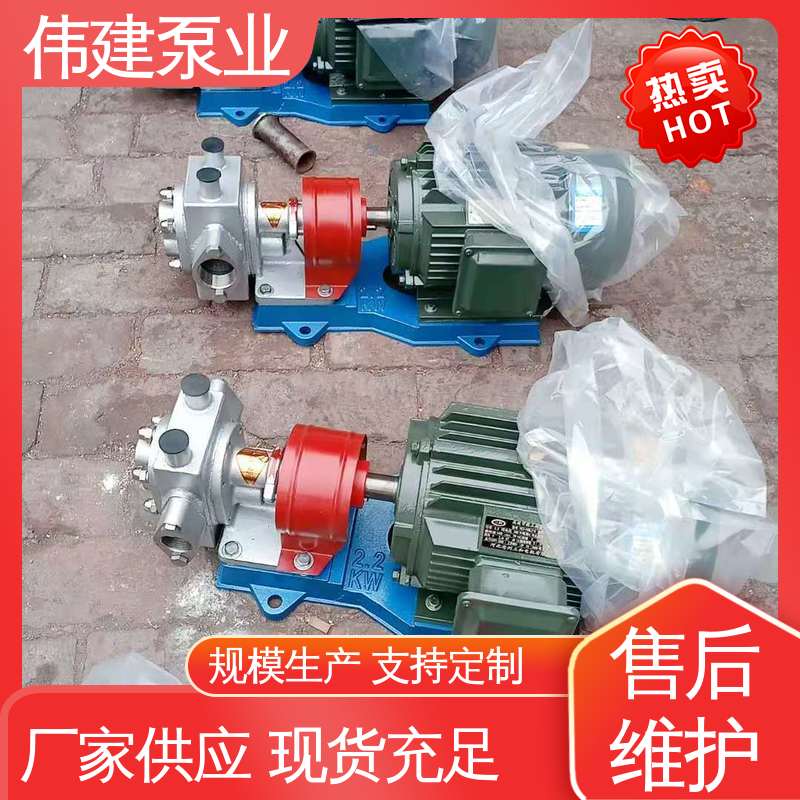 伟建供应 支持定制 316L材质 高浓度沥青泵 石蜡等粘稠物专用