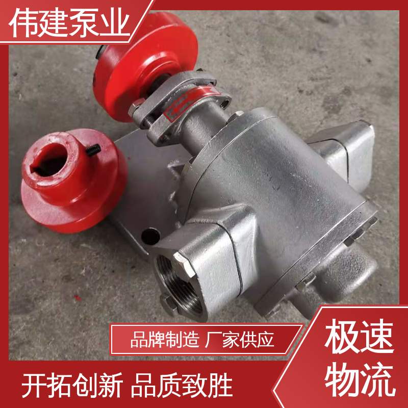 伟建生产 润滑油脂沥青输送 耐高温300度 罗茨油泵 规格齐全