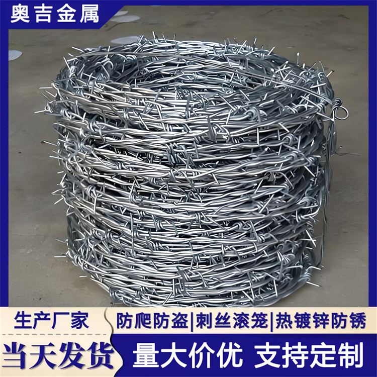 瑞朔金属 防盗带刺铁丝网 发货迅速 刺绳护栏网