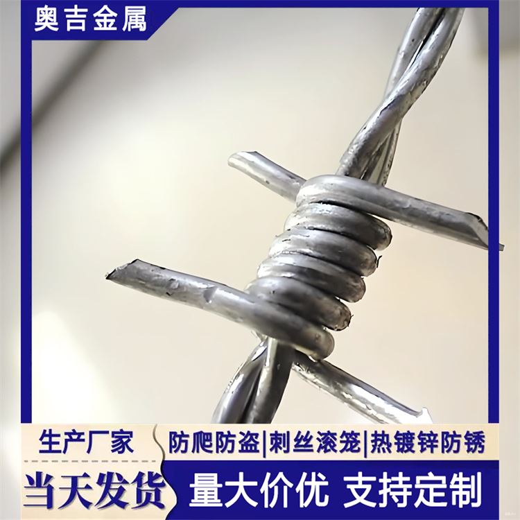 瑞朔金属 防盗带刺铁丝网 刺绳护栏网 发货迅速
