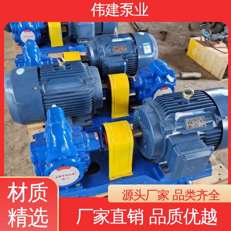 伟建生产 涂料油漆用 高粘度树脂 沥青保温泵 耐酸碱腐蚀