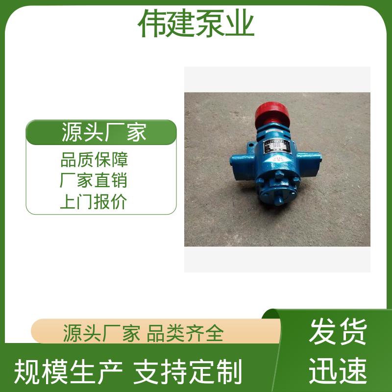 伟建生产 硬度高耐磨损 豆浆豆渣用 硬齿面泵 无泄漏效率高