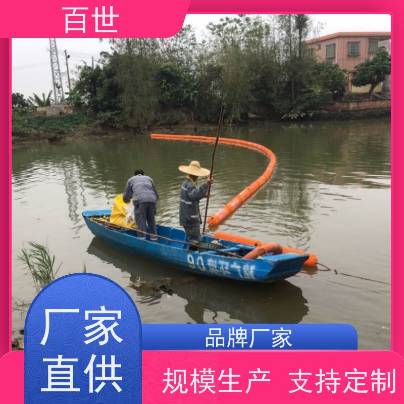 百世 海洋作业 警示浮筒 漂浮物拦截 钢丝绳锚固