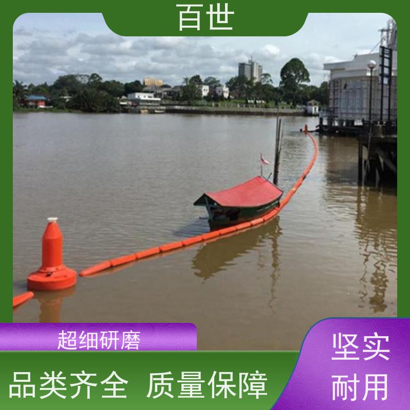 百世 城市内河 警戒浮体 水位自适应 钢丝绳锚固