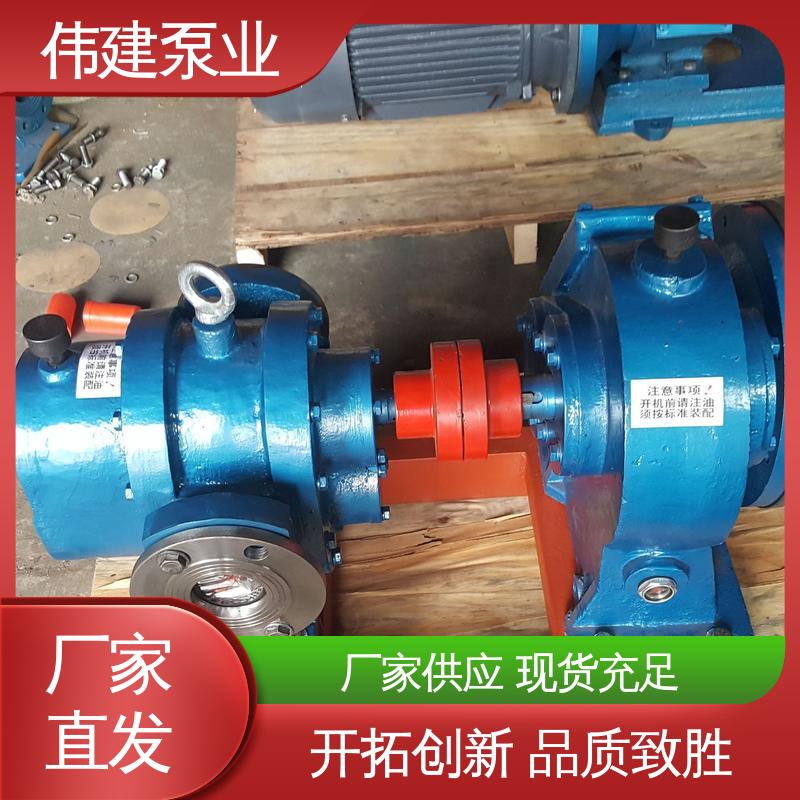 伟建生产 规格齐全 噪音小体积小 橡胶树脂输送用 LC50皮带轮罗茨泵