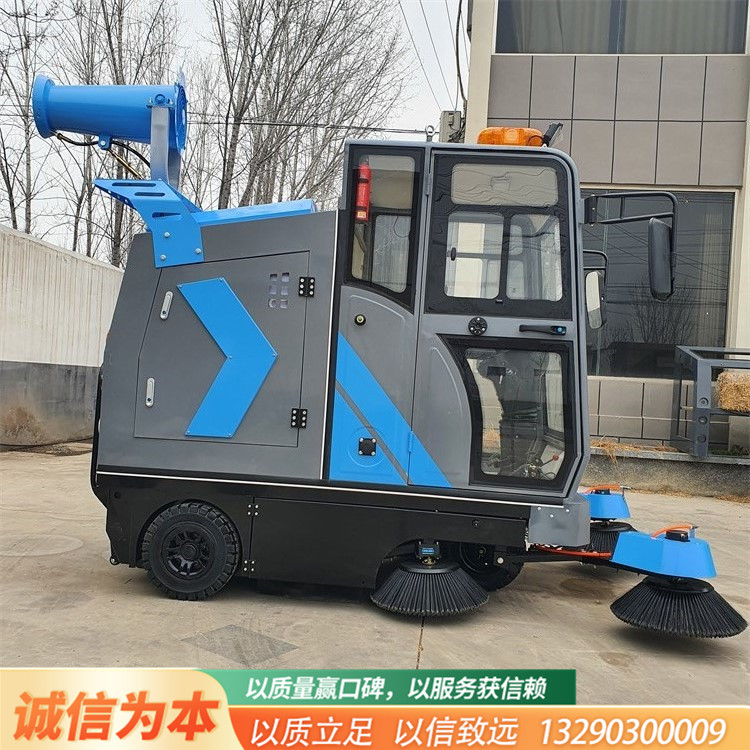 全封闭电动扫路车 多功能道路清扫车 垃圾扫地机