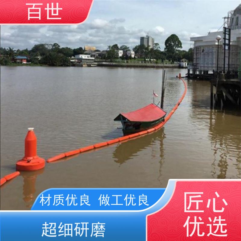 百世 泥石流多发区 警示浮筒 免动力 钢丝绳锚固