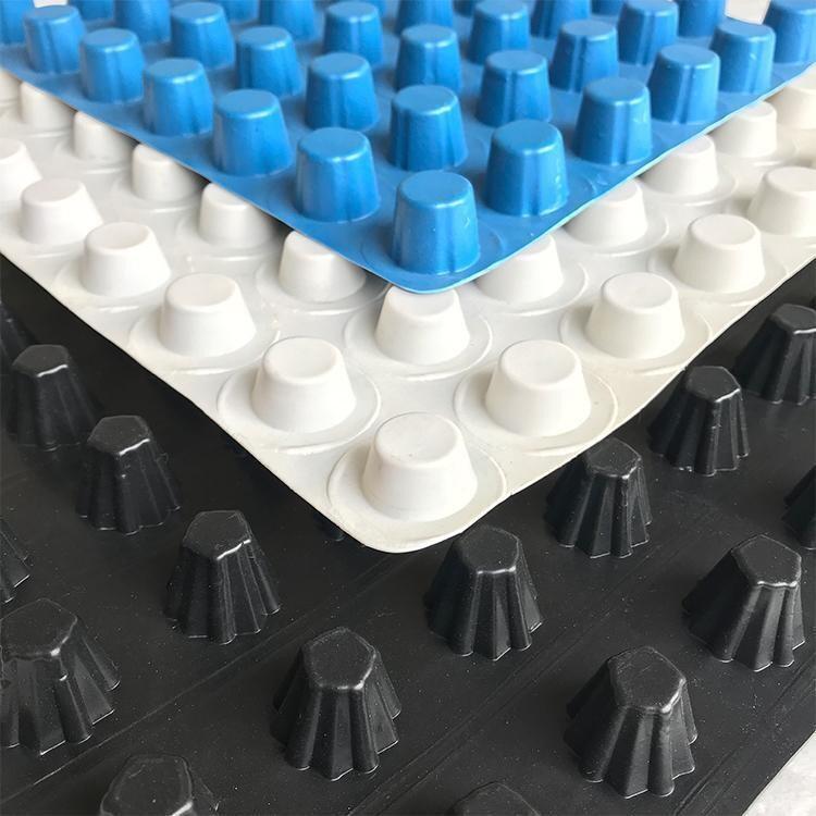车库顶板排水板 HDPE PVC 聚乙烯 聚氯乙烯 疏水板 源头生产厂家