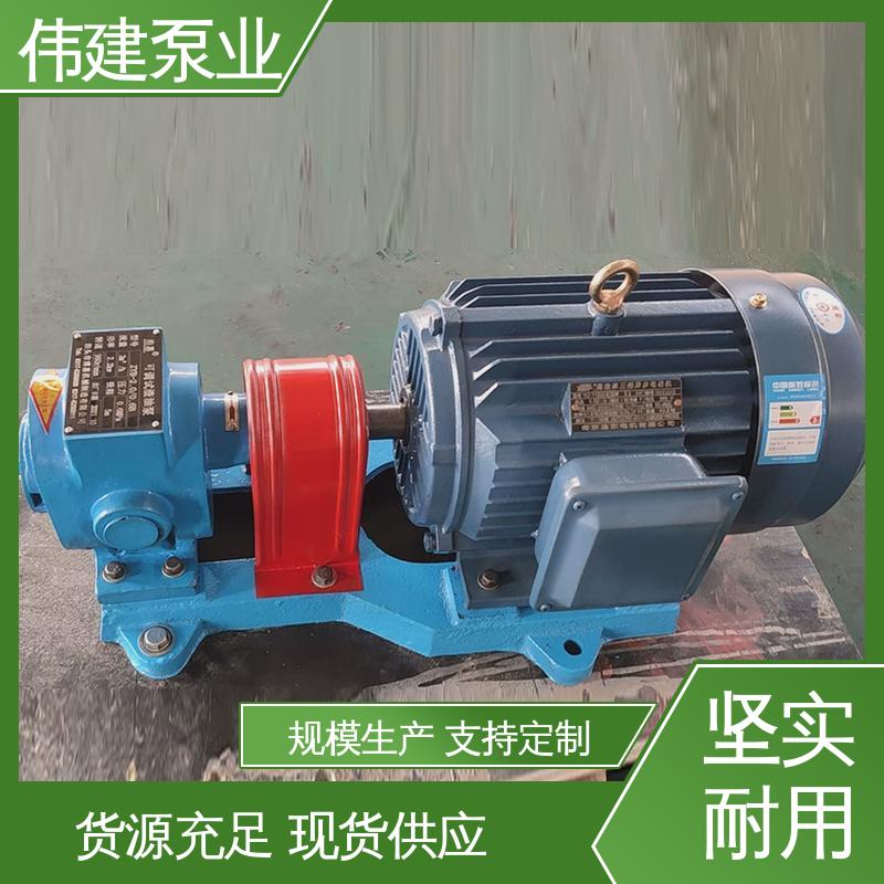 伟建生产 电动抽油式 支持定制 豆浆豆渣用 硬齿面泵 